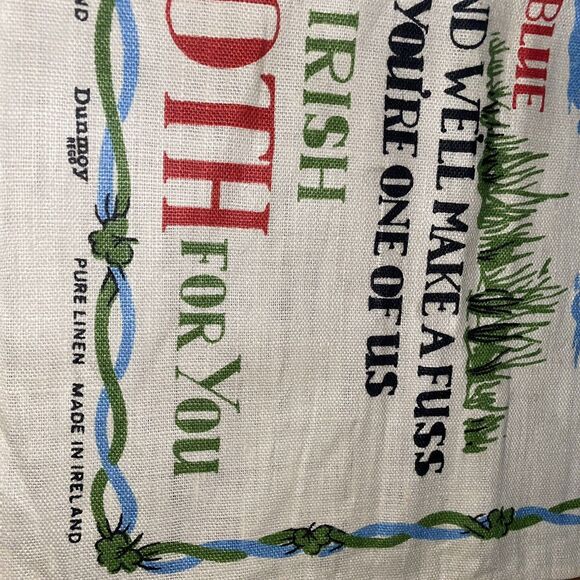 Irish Linen Wall Art Tapestry Cloth Made in Ireland 29x20” - Picture 3 of 6